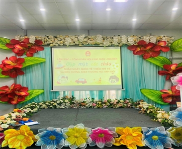 Viện KSND quận Long Biên tổ chức vui tết thiếu nhi 1/6 cho các con của cán...